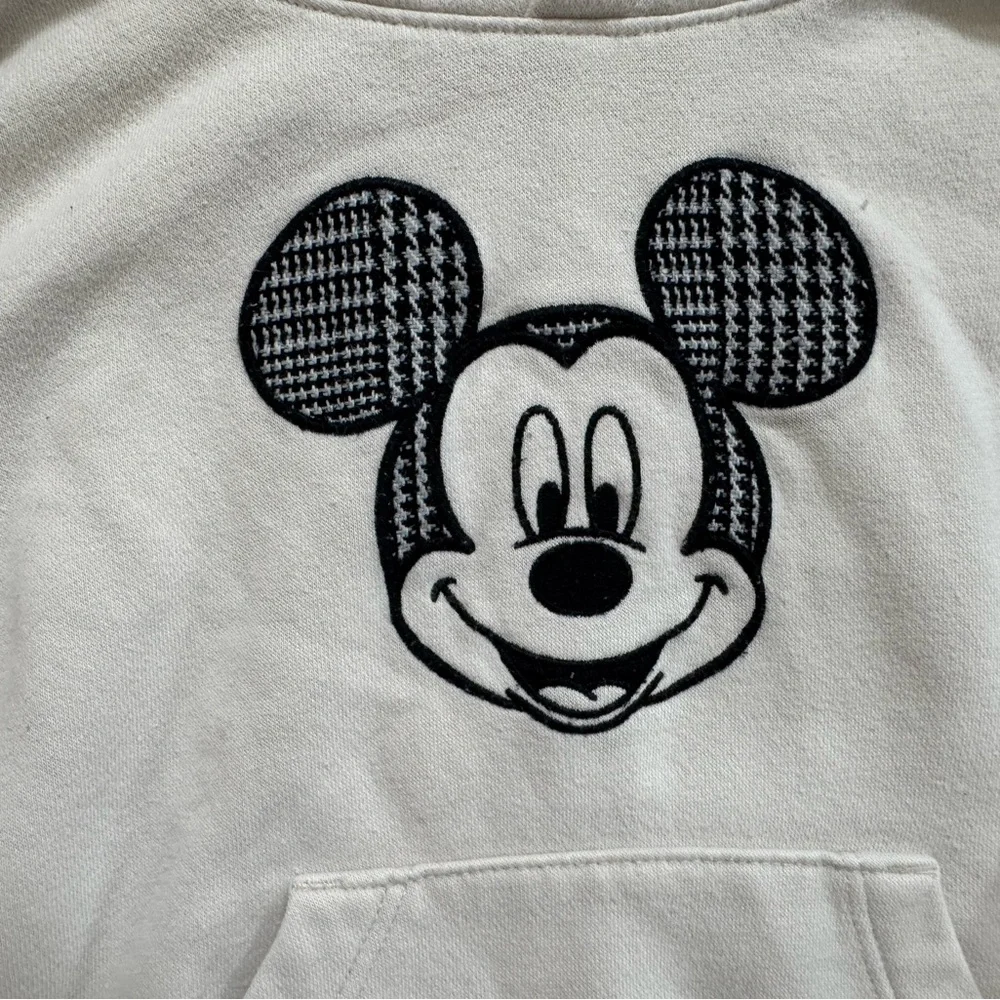 3T Kids Cream Hoodie Mickey Mouse Baby Gap